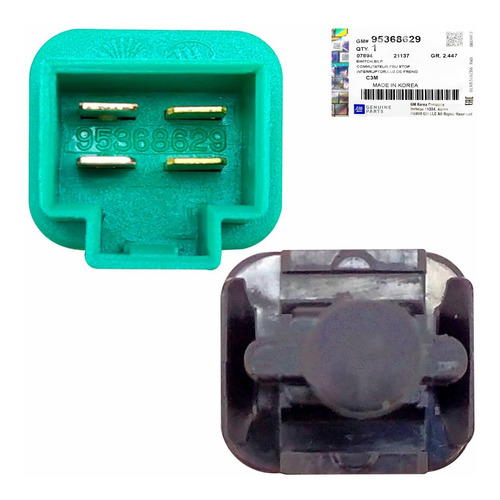 Imagen 6 de 10 de Interruptor Pedal Freno Optra 2011 2012 2013 Desing Original