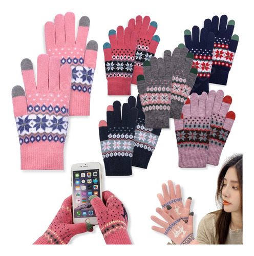 Guante Touchscreen Moda Pantalla Táctil Invierno Frio Unisex