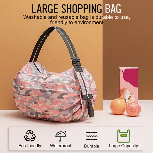 Bolso Plegable De Nylon Reutilizable Para Viajar