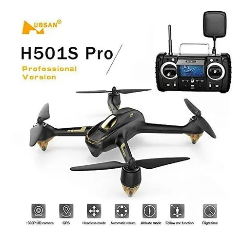 Hubsan X4 H501ss Versi n Profesional 5.8g Fpv Sin Escobilla
