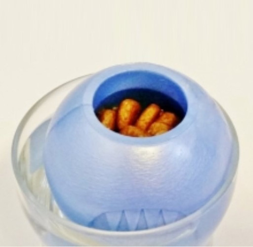 Mordedor Recheável Monstrinho Azul/verde P