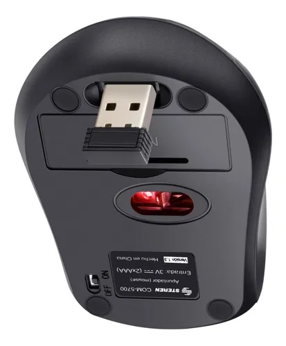 Mouse ptico Inal mbrico Steren Com 5700 Triple Resoluci n