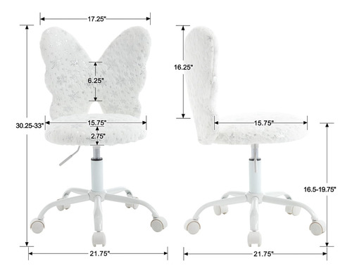 Silla De Computadora Niños, Silla De Mariposa De Piel ...