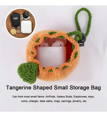 Bolsa De Almacenaje Pequeña Con Forma De Mandarina,...
