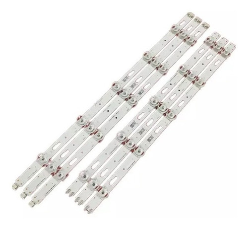 Kit Leds Samsung Un43tu7000, Un43tu7000f Nuevas, Aluminio