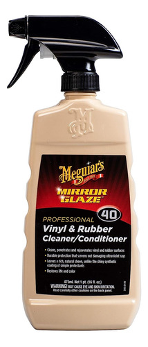 Limpiador  Caucho Vinilo Mirror Glaze Meguiar 473ml