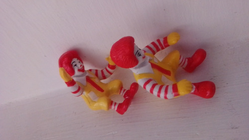 Figuras Ronald Mcdonalds Sentados Vintage 1990 (Usado)