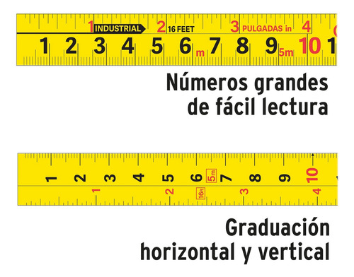 Cinta De Medir Flexometro 8 M Metrica Profesional Ancha