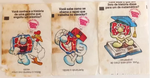 80sback - Quem lembra dos chicletes Ping Pong da década de 80? Em relação  ao sabor eu gostava mais do Ploc, mas as figurinhas do Ping Pong sempre  foram top. Qual chicletes