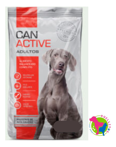 Can Active Alimento Perro Adulto X 20kg - Huellitas Pet Shop