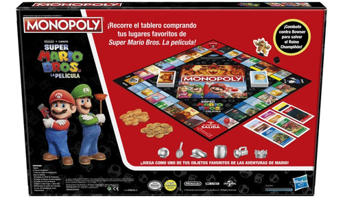 Hasbro Juego De Mesa ::.. Monopoly Mario Bros Pelicula *