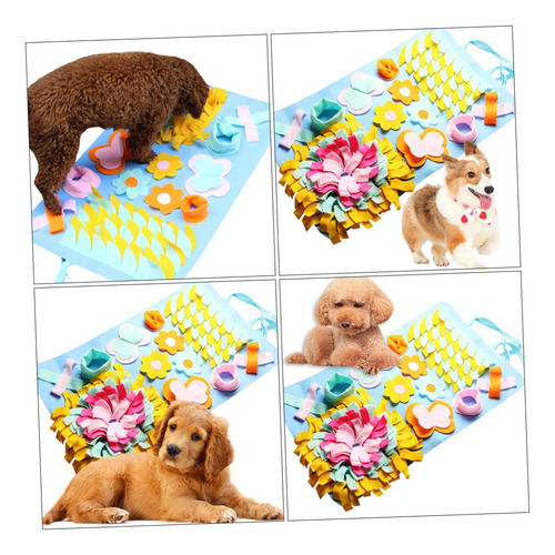Alfombra De Olfato Toddmomy Mat De Entrenamiento Para Mascot Assorted Color