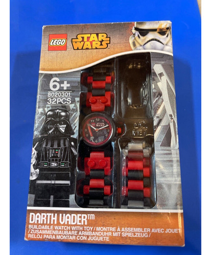 Reloj Lego Starwar Con Forma De Minifigura De Darth Vader Co
