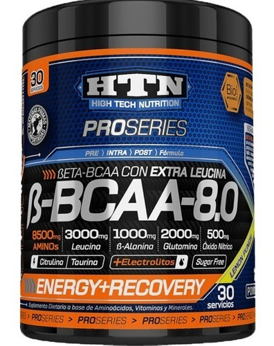 Beta Bcaa 8.0 Con Extra Leucina 30 Servicios 360grs. Htn