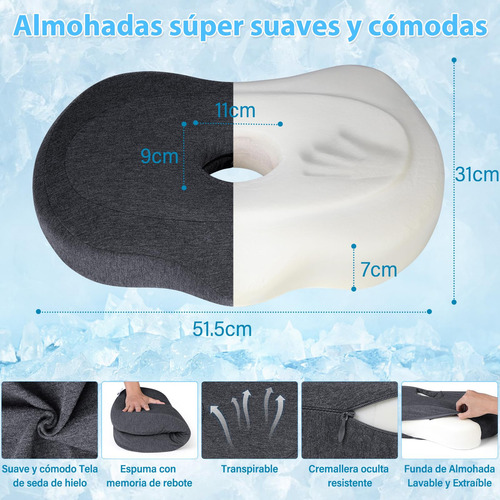 Travesseiro Ortopédico Ergonômico De Espuma De Memória