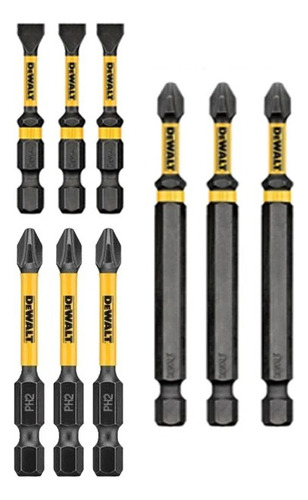 9zas Puntas Dewalt Longitud 57mm Y 89mm Ph2 Cruz Y Plano