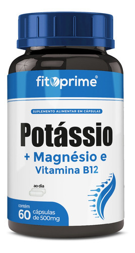 Potasio, magnesio y vitamina B12 con 60 cápsulas de Fitoprime