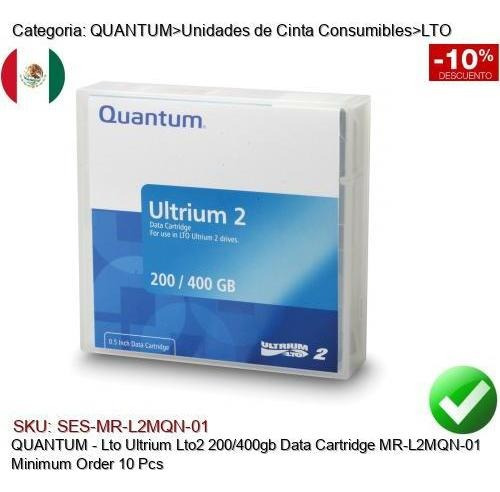 Imagen 1 de 1 de Lto Ultrium Lto2 200/400gb Cinta Respaldo Mr-l2mqn-01