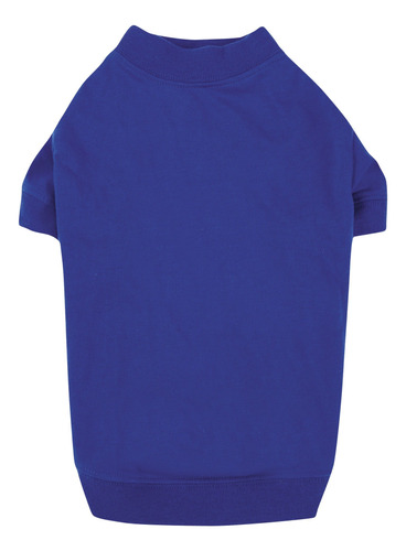 Zack & Zoey Camiseta Básica Para Perros, 20 L, Azul