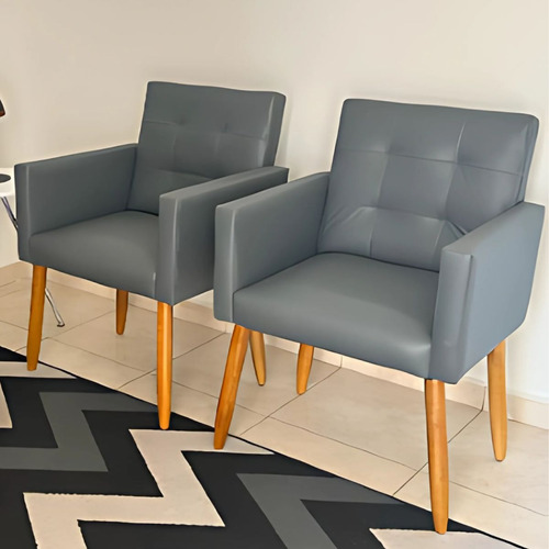 3 Poltronas Decorativa Para Sala De Estar Corino Resistente Estrutura Da Cadeira Bege Desenho Do Tecido Tecido Corano