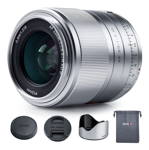 Lente Viltrox 33mm F1.4 Stm Para Canon Eos M-mount