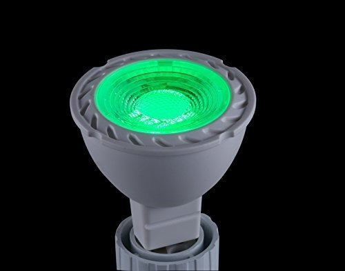 Bombillas Led Gu10, 2 Unidades, 6w, Verde.