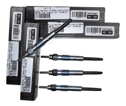 Imagen 3 de 3 de 4 Bujias Hescher Berlingo 1.9 Motor Dw8 Hc130 Larga