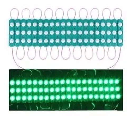 Tira Placa Led Blister Adhesiva 1.5w 12v Luz Verde 3mts