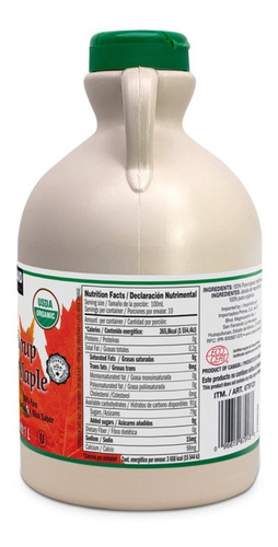 Jarabe De Maple Orgánico 1 L Kirkland