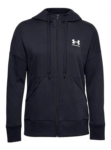 Campera Under Armour Rival Fleece Negro De Dama