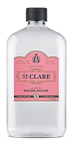 Santa Clara Alcohol Witch Hazel Libre De 16 Oz. Pétalos De R