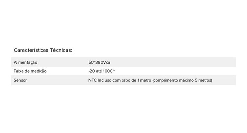 Kit C/ 30 Un Medidor De Temperatura 22mm Verde -20 Ate 100ºc