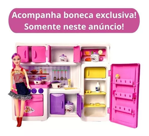 CIADAZ Conjunto de cozinha 42 PCS Jogo de fingir brincar com chapéu de chef  Avental Brinquedo de cozinha Fogão Pan Colher Legumes Cesta de  armazenamento de frutas Crianças Chef Role Playset Conjunto