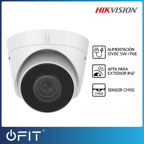 Imagen 3 de 10 de Cámara Seguridad Hikvision Domo Ip Hd 720p 2,8mm Ip67