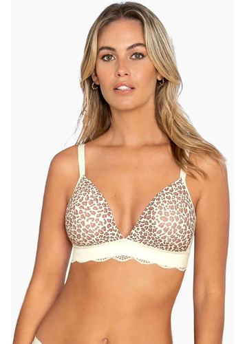 Leonisa Comfy Bra Talla L Color Print Estampado 091032