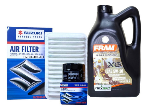 Kit Afinación Swift 1.2 2018 2019 Bujias Filtros Aire Aceite