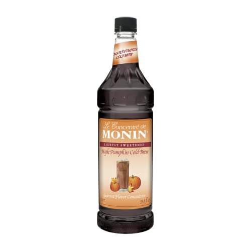 Monin - Concentrado De Café Preparado En Frío Con Calabaza Y