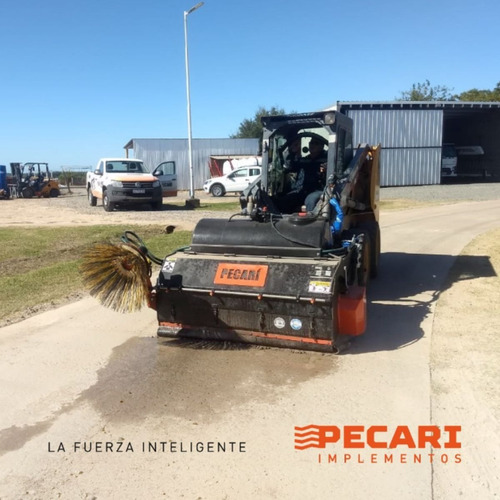 Barredora Recolectora Pecari Para Minicargadora-pb140