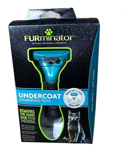 Escova Furminator New Gatos Pelo Curto - Pequeno