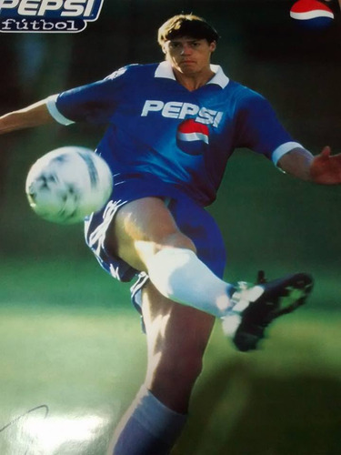 Poster Pepsi Futbol. Matías Almeyda. River Plate!