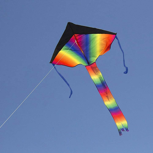Rainbow Delta Kite,rainbow Kite Kids Juego Al Aire Libre Div