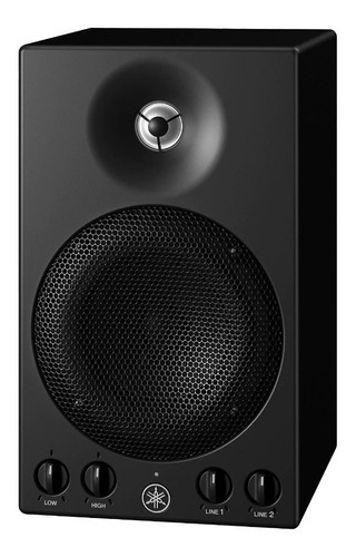 Monitor de estúdio amplificado para mixagem de áudio Yamaha MSP3a - preto