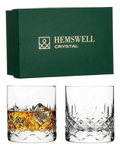 Vaso De Whisky Hemswell Crystal, Juego De Vasos Anticuados D