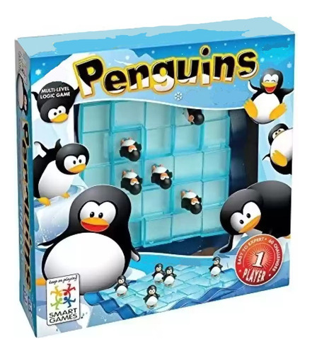 Juego Pinguinos En El Hielo Pentomino Logica Tangram + Retos