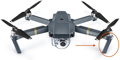 Imagen 2 de 5 de Pie De Aterrizaje Original Dji Mavic Pro 1 Patita Brazo