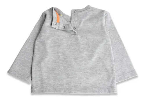 Polera Niño Gris Claro Pillin (pvz606-24mLG)