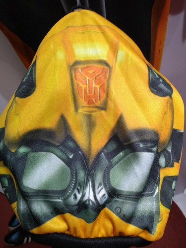 Imagen 5 de 6 de Disfraz Transformers Bumblebee Talle 1-2-3-4