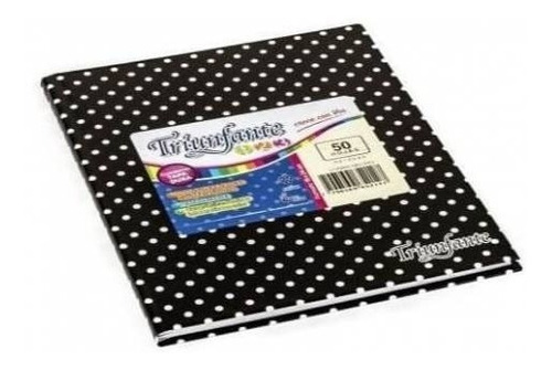 Cuaderno Triunfante Lunares Tapa Dura 16x21 Cm 100 Hjs X1