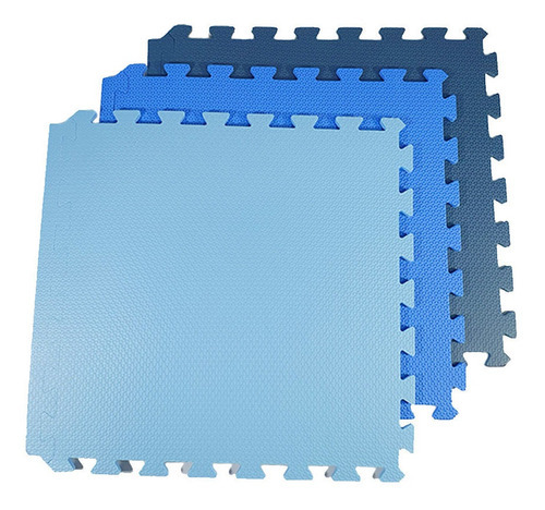 Kit Tapete 8 Tatames Eva 50x50 Cores Tons Rosa Infantil Cor Tons De Azul Nome Do Desenho Liso