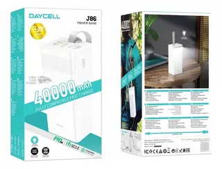 Cargador Portatil Power Bank 40000 Mah 22.5w Q.c 3.0 Daycell